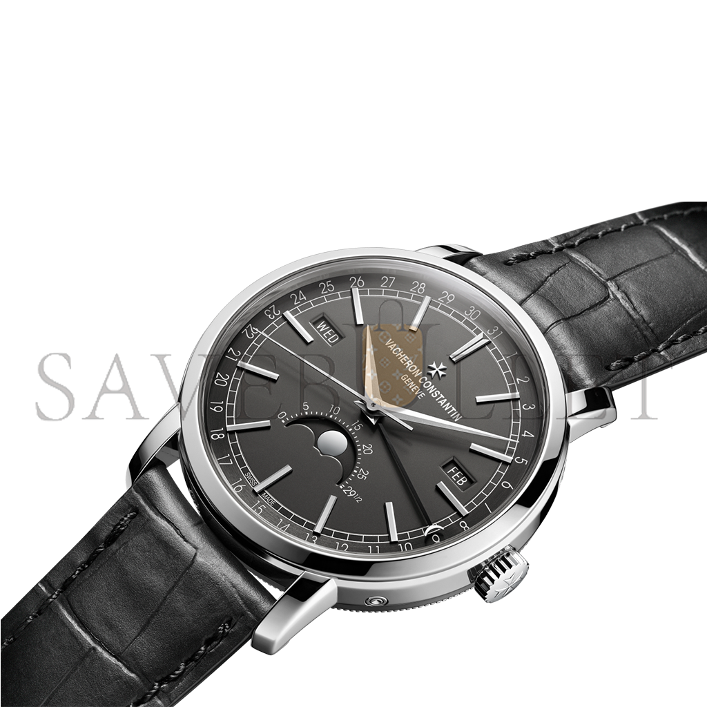 vacheron Co*sta*t*n traditionnelle complete calendar 41 mm white gold watch 4010t/000g-b740